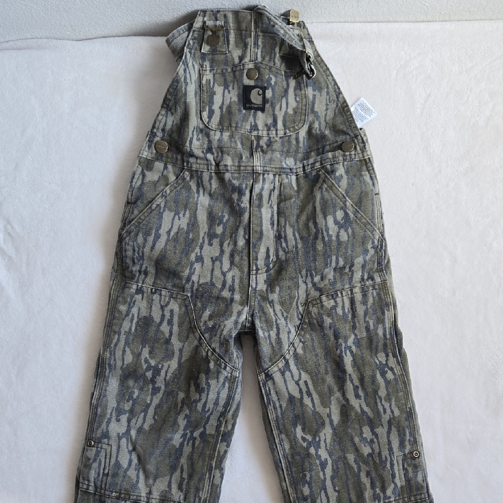 Carhartt Camo Insulated Bibs Size 5